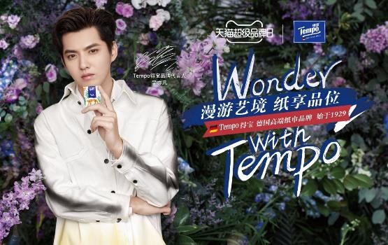 2月21日，Tempo得寶打造紙巾藝術(shù)盛宴